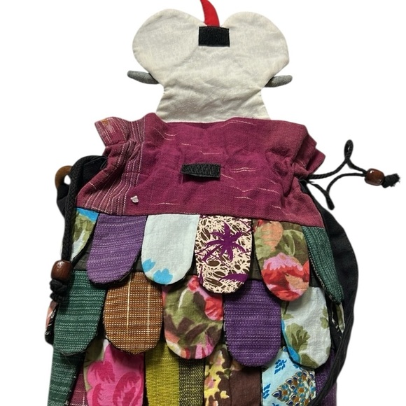 Malee Colorful Owl Design Crossbody Bag - Picture 3 of 4